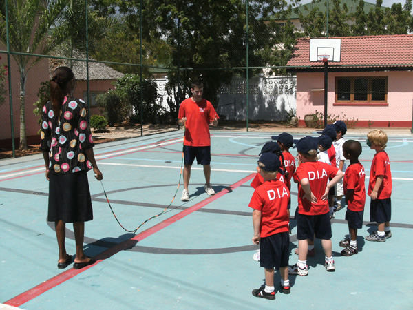 jump rope in Africa international jump rope international rope skipping Mike Fry Michael Fry Dar International School Dar es Salaam  Tanzania East Africa