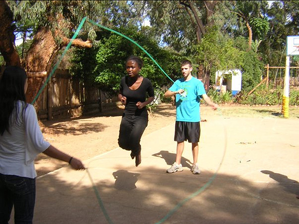 jump rope in Africa international jump rope international rope skipping Mike Fry Michael Fry Iringa International School Tanzania East Africa