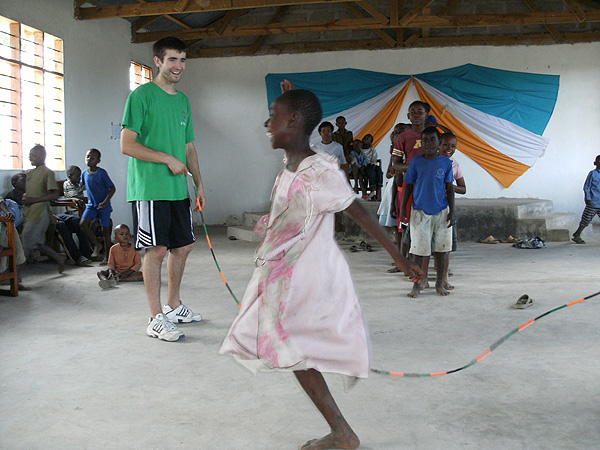 jump rope in Africa international jump rope international rope skipping Mike Fry Michael Fry Mbuyuni Tanzania East Africa