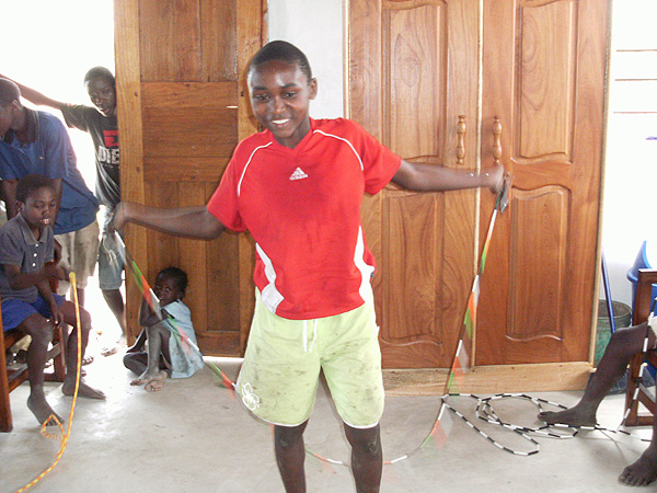 jump rope in Africa international jump rope international rope skipping Mike Fry Michael Fry Mbuyuni Tanzania East Africa