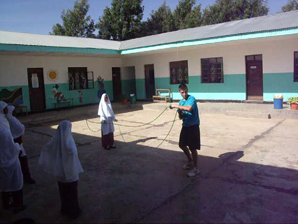 jump rope in Africa international jump rope international rope skipping Mike Fry Michael Fry Tanzania East Africa